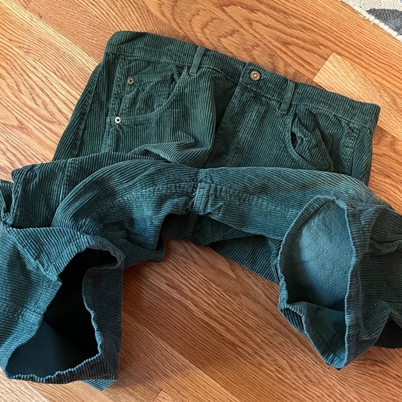 Free People We The Free Good Luck Mid-Rise Corduroy Barrel Jeans Size 31 NWT - Picture 10 of 11